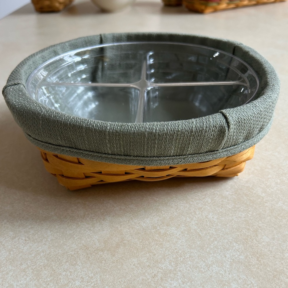 Longaberger 2001 Medium Catch-All basket set